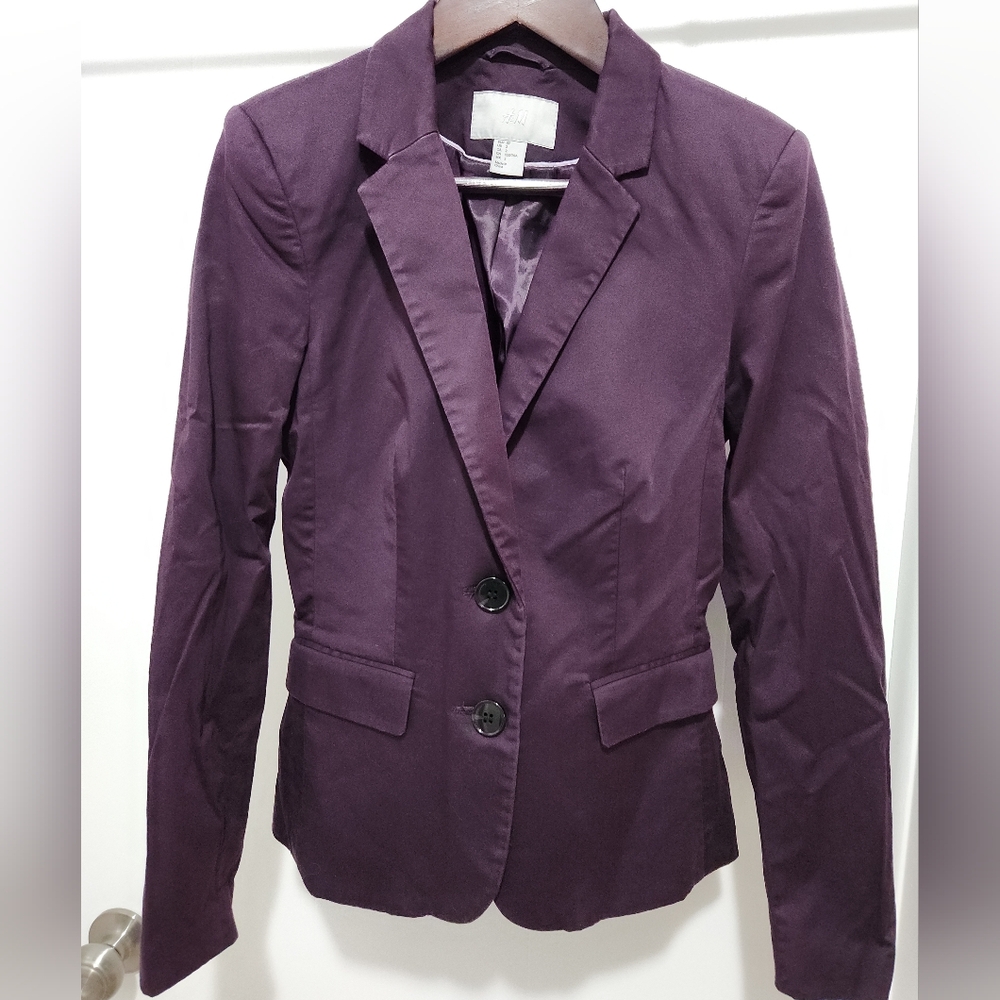 H&M Deep Purple Women's Blazer